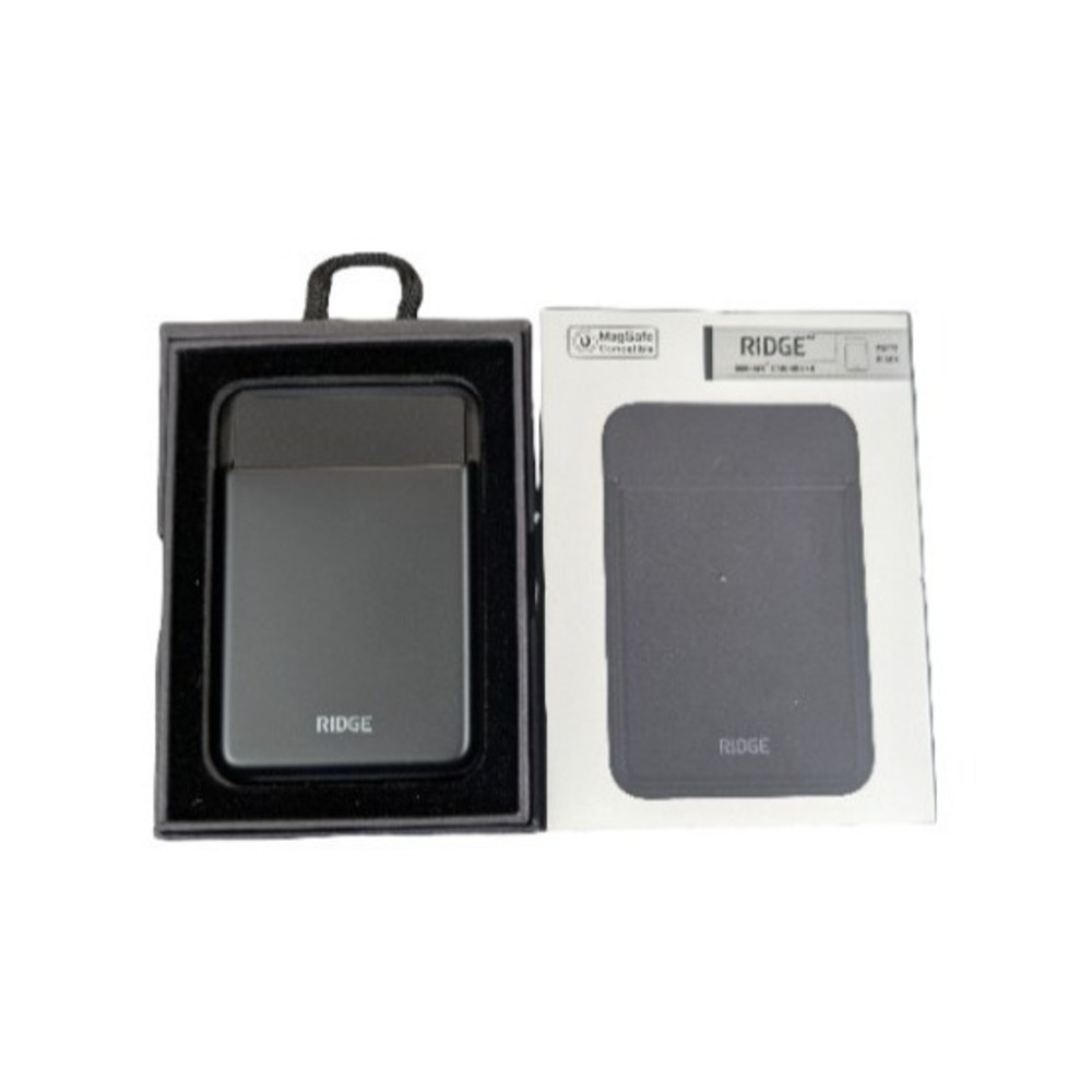 Pp3O Ridge Wallet Magsafe Cardholder For 1-3 Cards -‎ Matte Black OPEN BOX